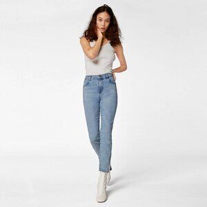 J BRAND ALANA HIGH RISE LIGHT WASH DENIM JEANS, 30, LIKE NEW